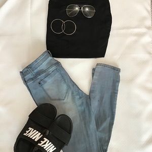 Light Washed Denim Jeans